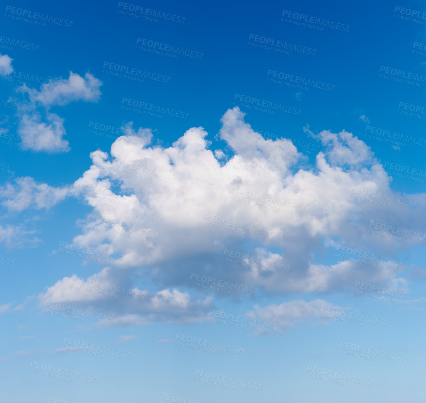 Buy stock photo A photo of white clouds and blue sky