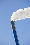 A sharp photo of industrial chimney