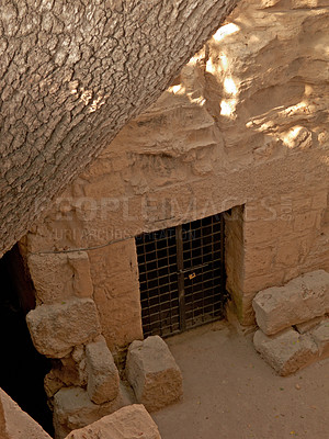Buy stock photo A photo of the Tombs of the Kings (Paphos) Cypres