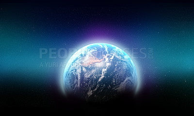 Buy stock photo Shot of planet earth showing north america - ALL design on this image is created from scratch by Yuri Arcurs'  team of professionals for this particular photo shoot