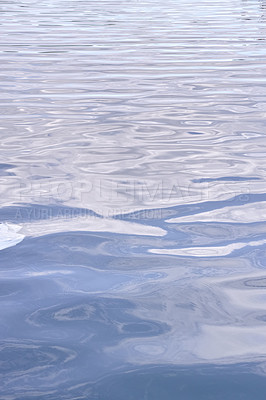 Buy stock photo Water, ocean and ripple or nature environment or lake pattern or tropical holiday swimming, river or close up. Sea, liquid and stream surface in Thailand for vacation travel or dam, tranquil or calm