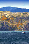 Coastal sailing in New Zealand