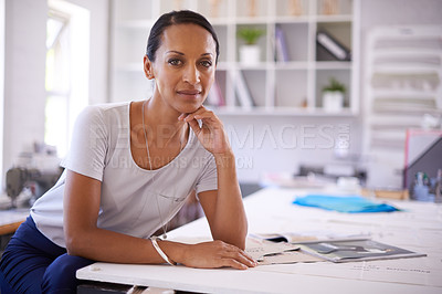 Buy stock photo Shot of young professional working in a creative environment