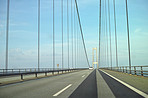 Storebaelt bridge in Denmark