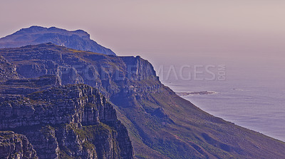 Buy stock photo Views from Table Mountain, South Africa