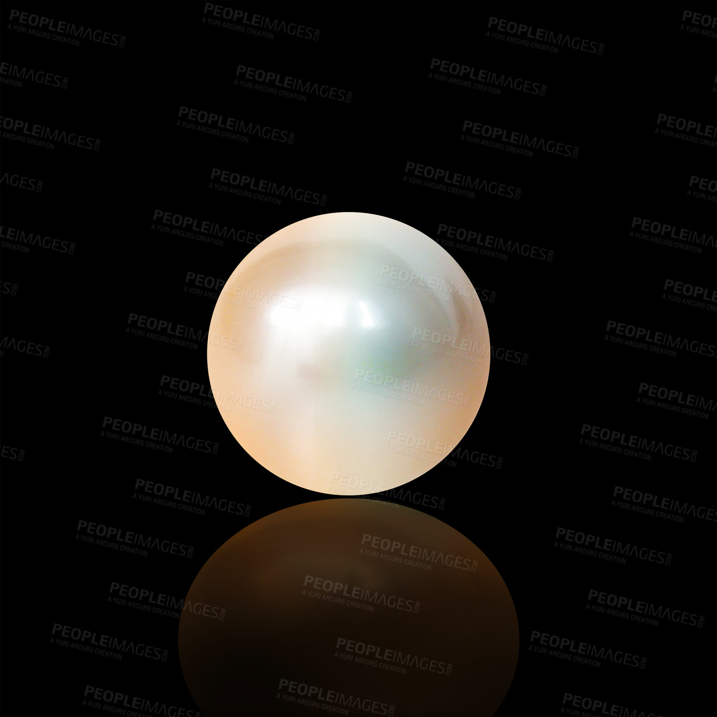 Buy stock photo Studio shot of a large pearl