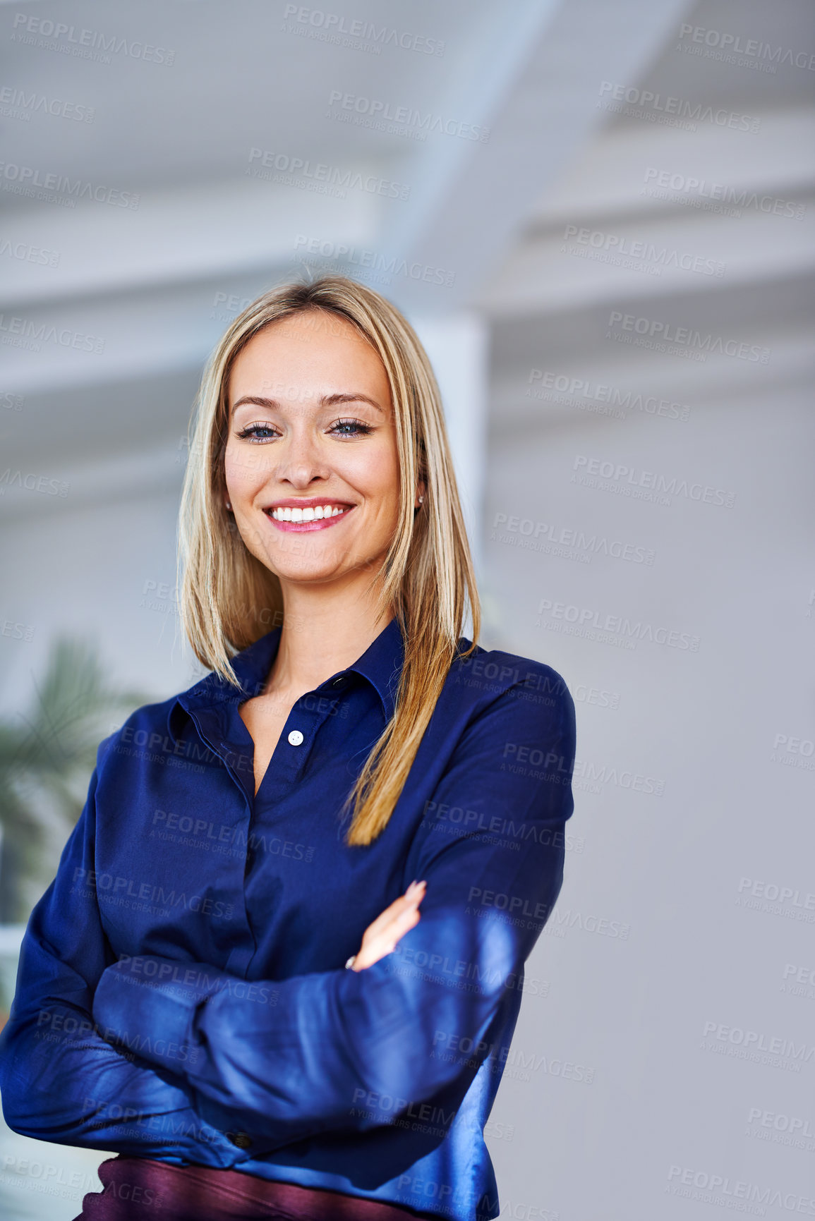 Buy stock photo Shot of well dressed woman looking at the camera