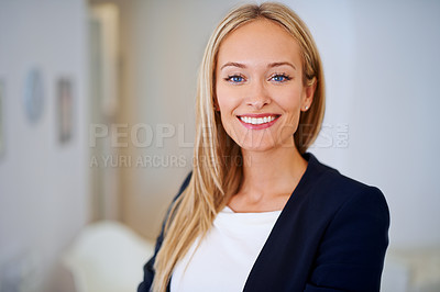 Buy stock photo Shot of well dressed woman looking at the camera