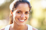 Woman giving a cute smile