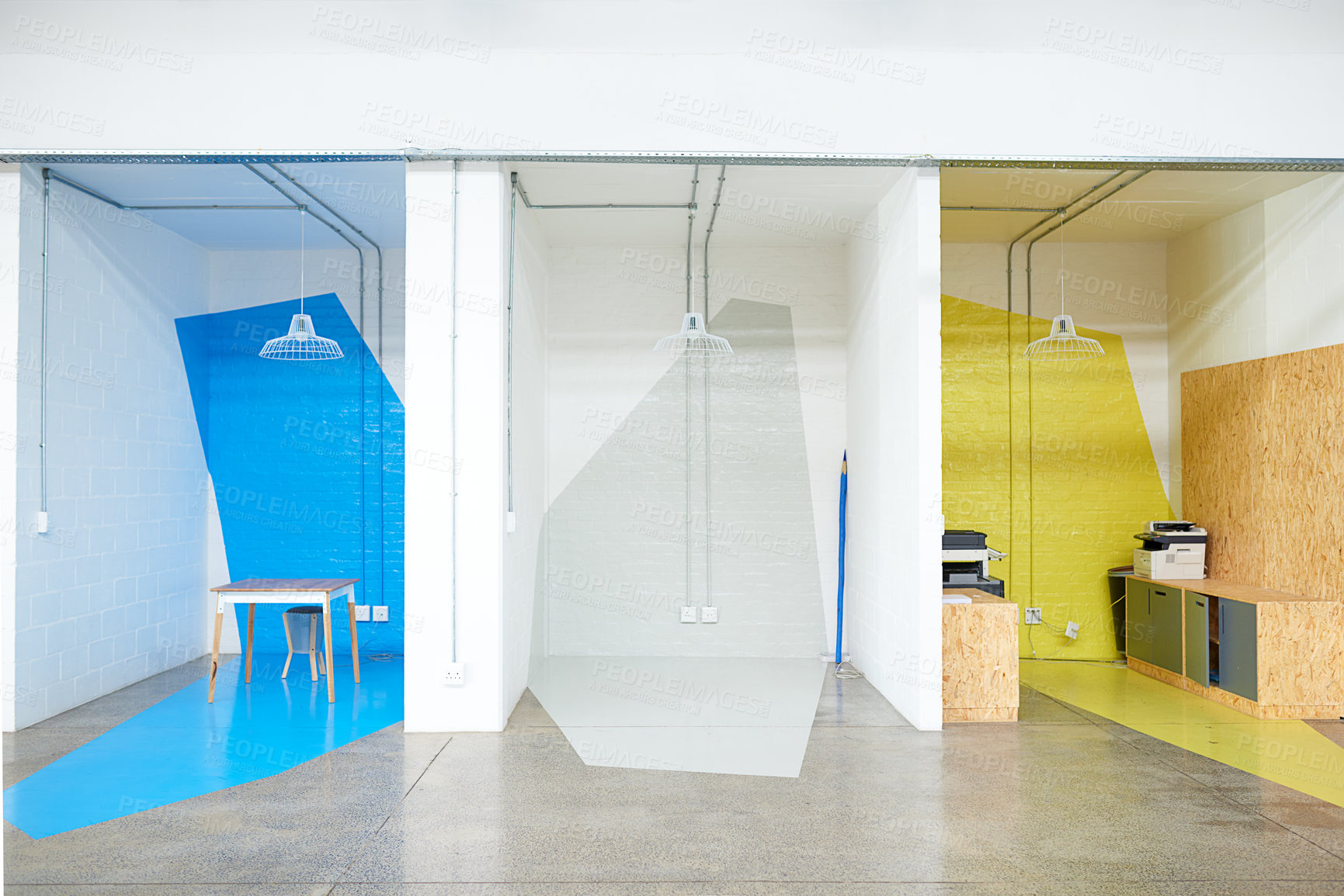 Buy stock photo Shot of an empty office