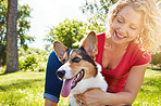 When her dog is happy, she’s happy