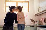Sharing heart-warming moments even while doing housework