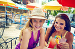 Enjoying a drink with my bestie