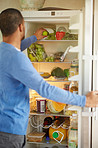 His fridge encourages healthy eating