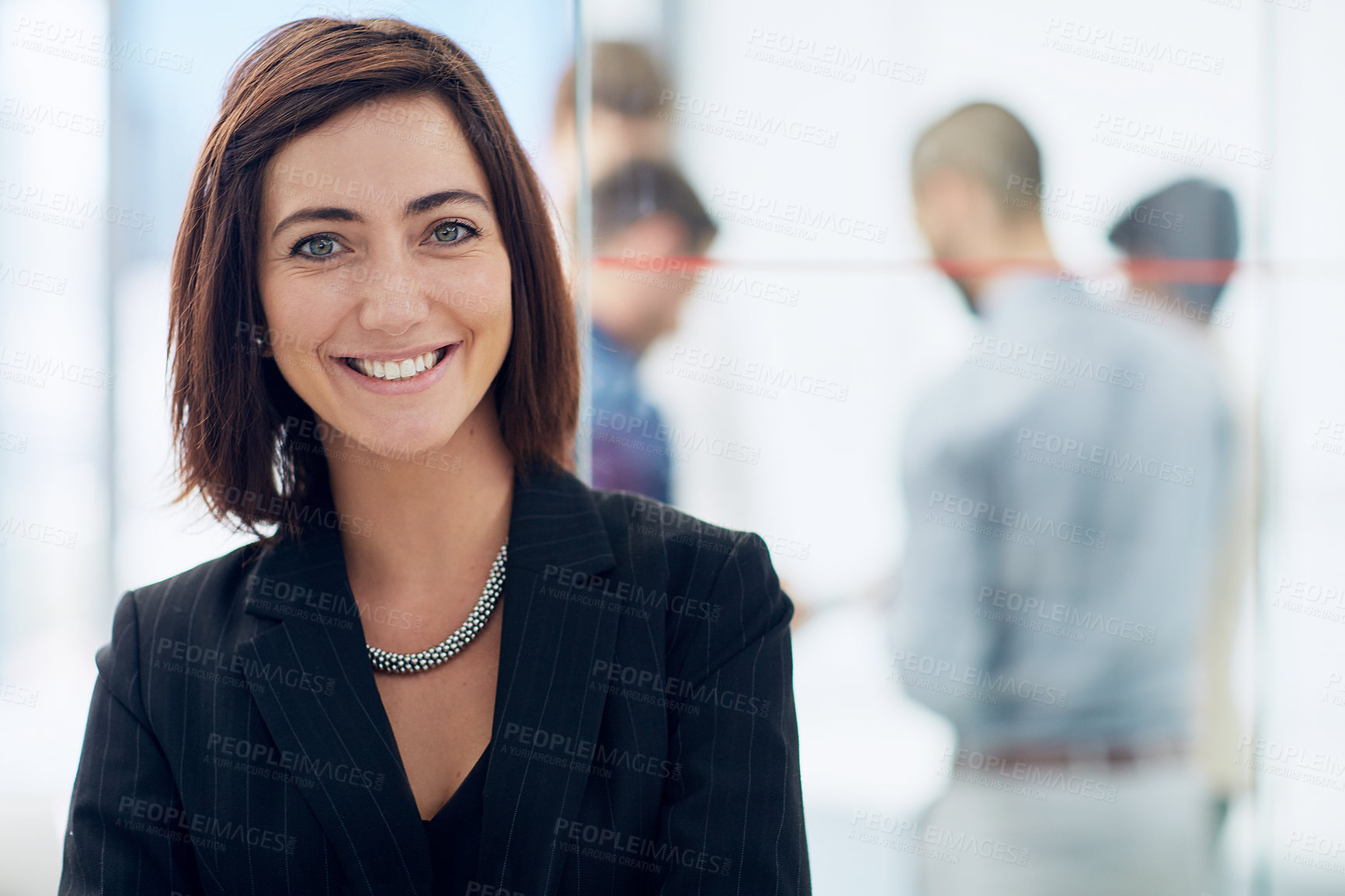 Buy stock photo Portrait of a confident businesswoman in the office