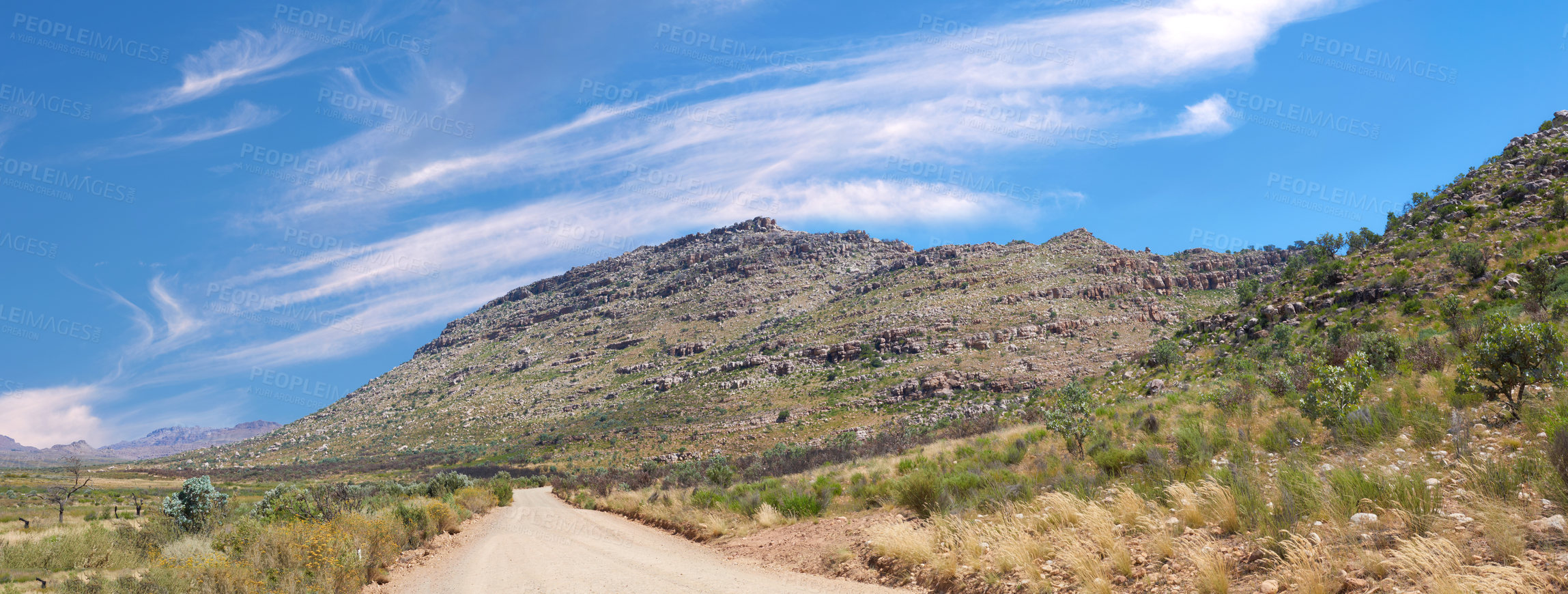 Buy stock photo The Cederberg Wilderness Area  a wonderfully rugged mountain range about 200km north of Cape Town. Largely unspoiled, this designated wilderness area is characterised by high altitude fynbos and, not surprisingly, considering the name, sizeable cedar trees.