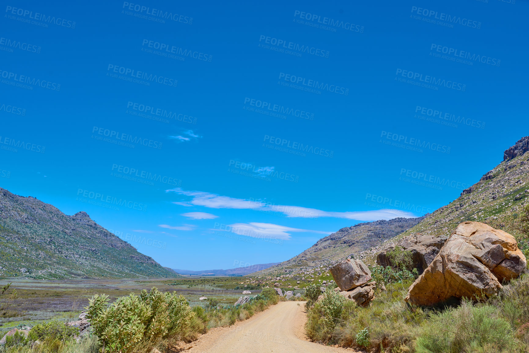 Buy stock photo The Cederberg Wilderness Area  a wonderfully rugged mountain range about 200km north of Cape Town. Largely unspoiled, this designated wilderness area is characterised by high altitude fynbos and, not surprisingly, considering the name, sizeable cedar trees.