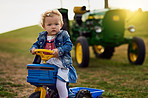 Forget dolls, give me a tractor any day