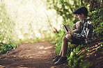 Reading and nature are his two favourite things