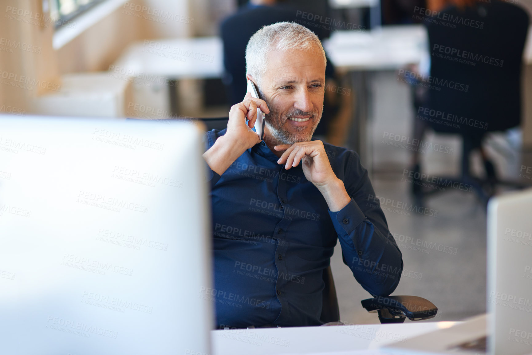 Buy stock photo Cropped shot of businesspeople in the office