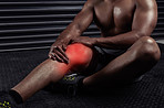 An injured knee will end any workout
