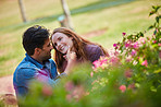 The park is the most romantic date spot