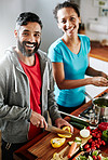 Finding their happiness in the kitchen