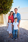 At home with the family