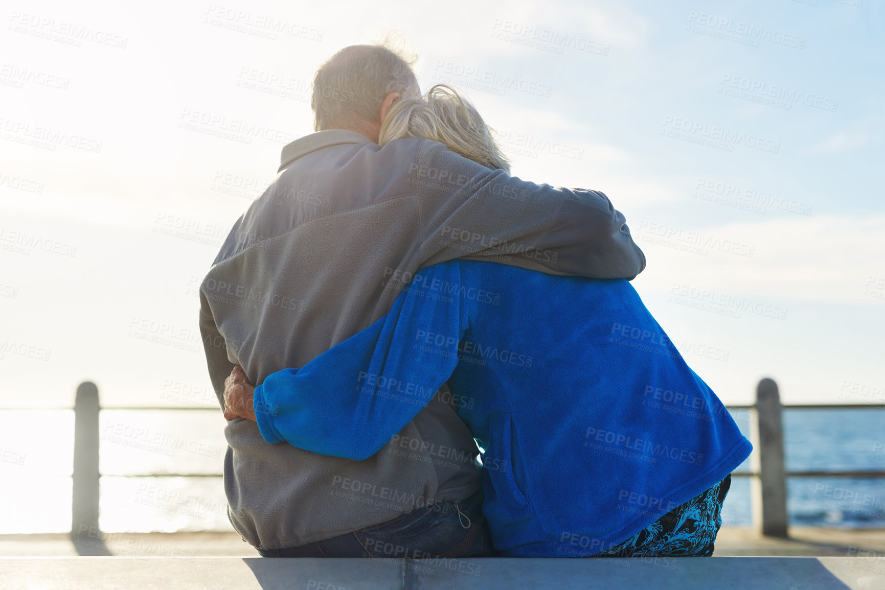 Buy stock photo Shot of a mature couple spending the day together