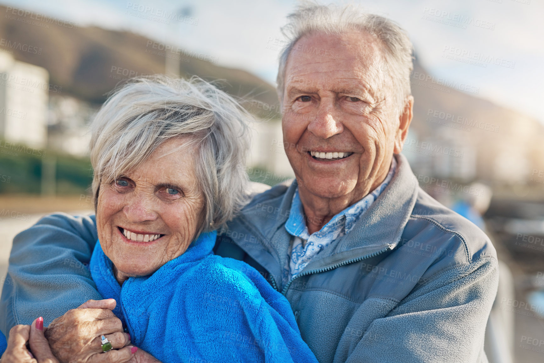 Buy stock photo Shot of a mature couple spending the day together