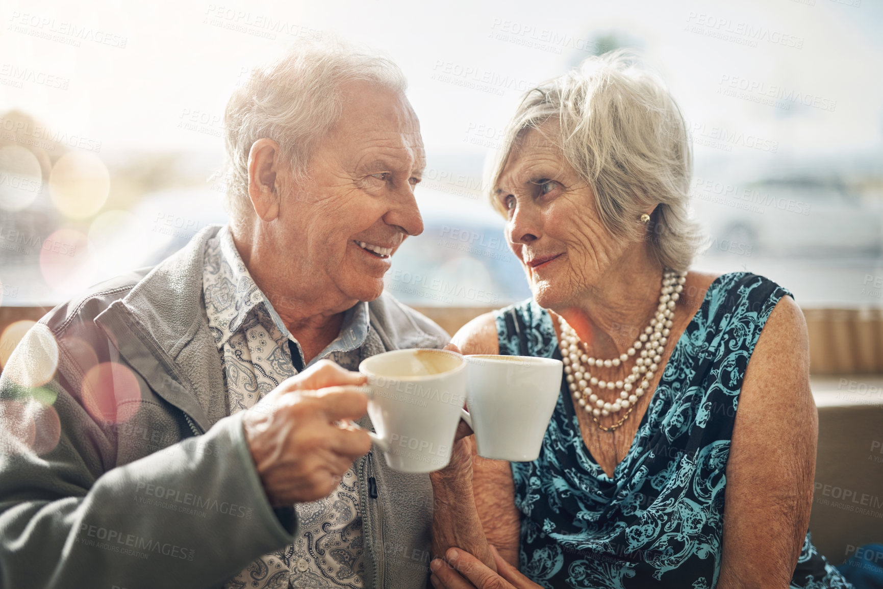 Buy stock photo Shot of a mature couple spending the day together