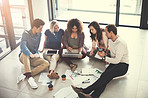 Putting their heads together as innovators in the creative world