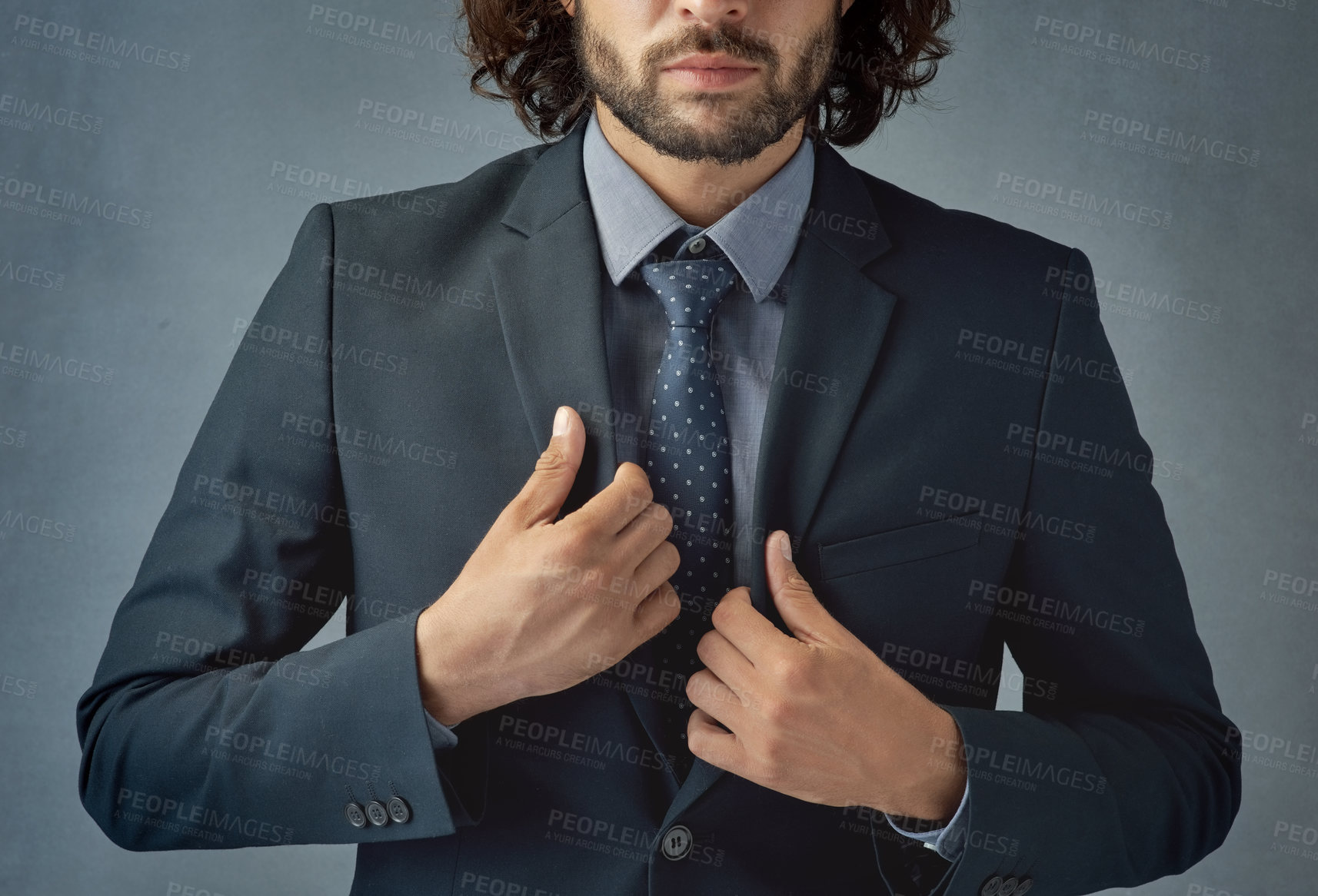 Buy stock photo Cropped shot of a stylishly dressed young man