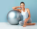 This exercise ball is part of every workout
