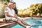 Day at the pool with Dad