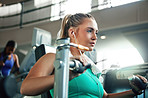 Nothing comes between her and a gym session