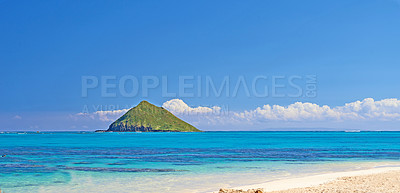 Buy stock photo Lanikai Beach is located in Lanikai, meaning 