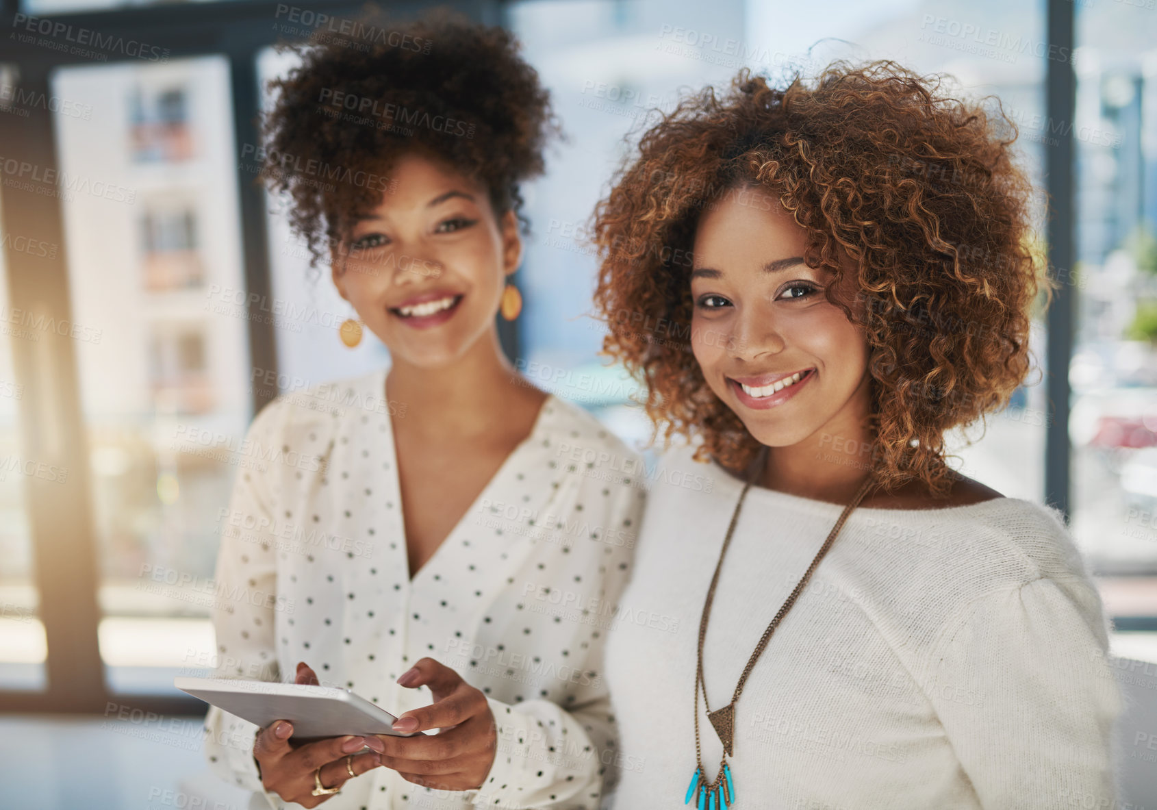 Buy stock photo Shot of creative employees working in a office 