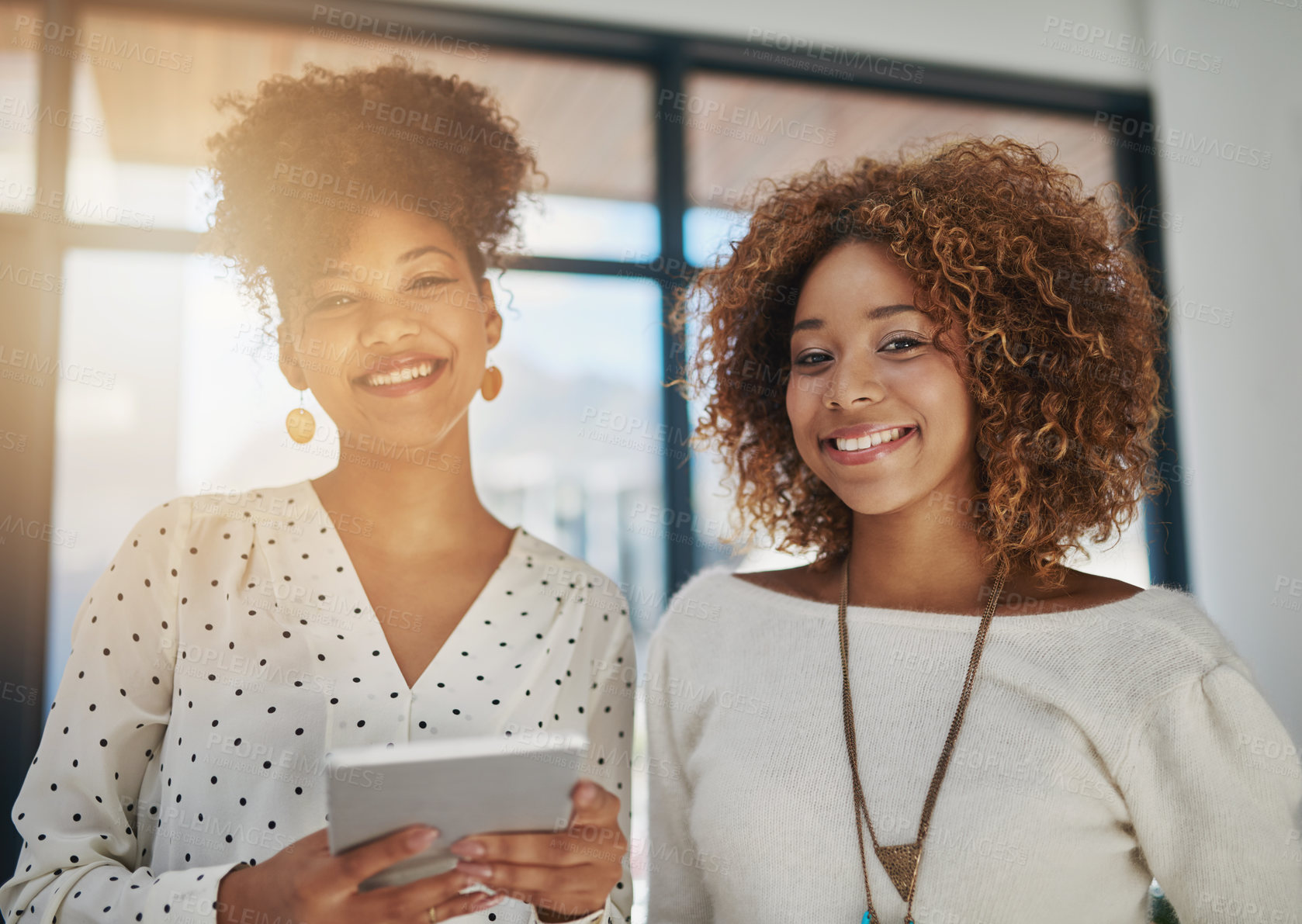 Buy stock photo Shot of creative employees working in a office 