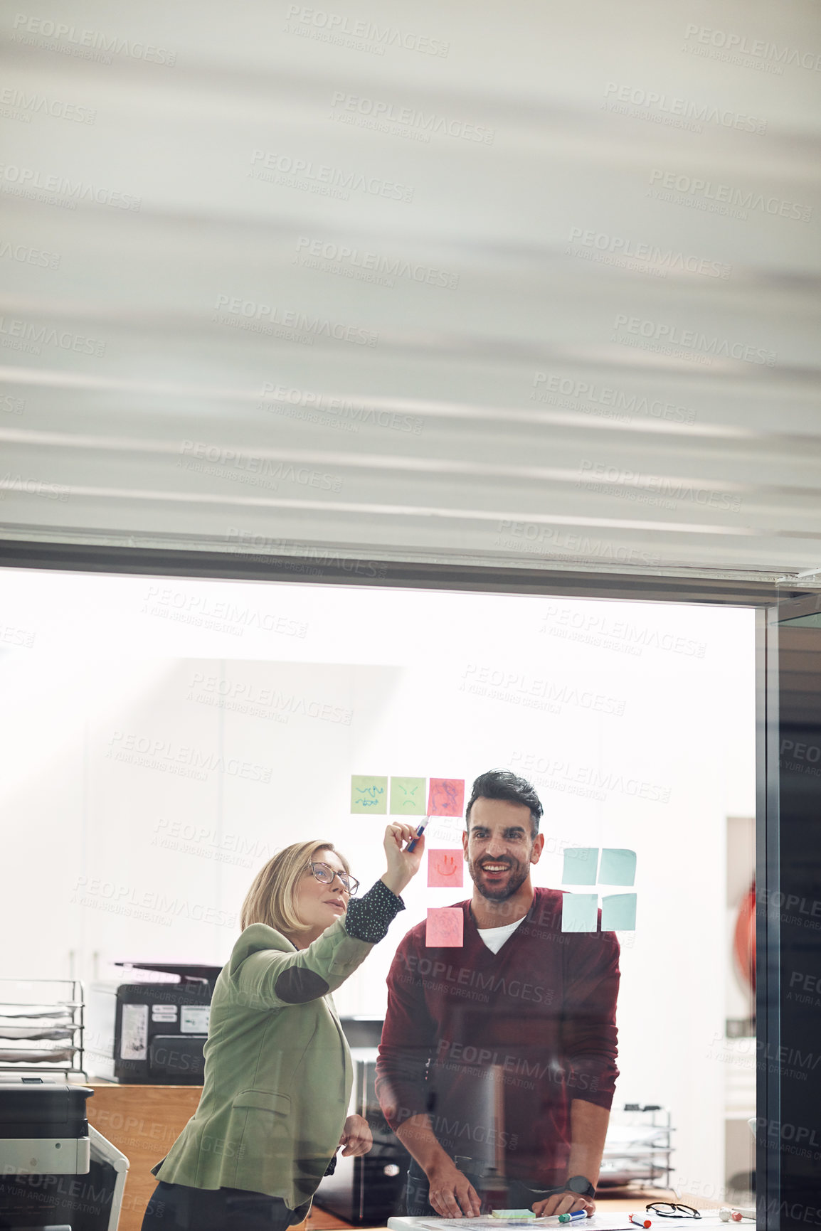 Buy stock photo Shot of young businesspeople in the office