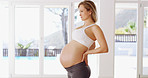 Your back takes a lot of strain during pregnancy