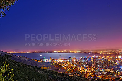 Cape Town after sunset