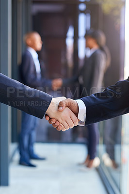 Buy stock photo Cropped shot of a group of unrecognizable people's hands