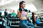 She's determined to reach her fitness goals