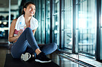 She always has fun in the gym