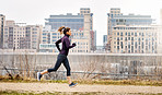 Running towards her fitness goals