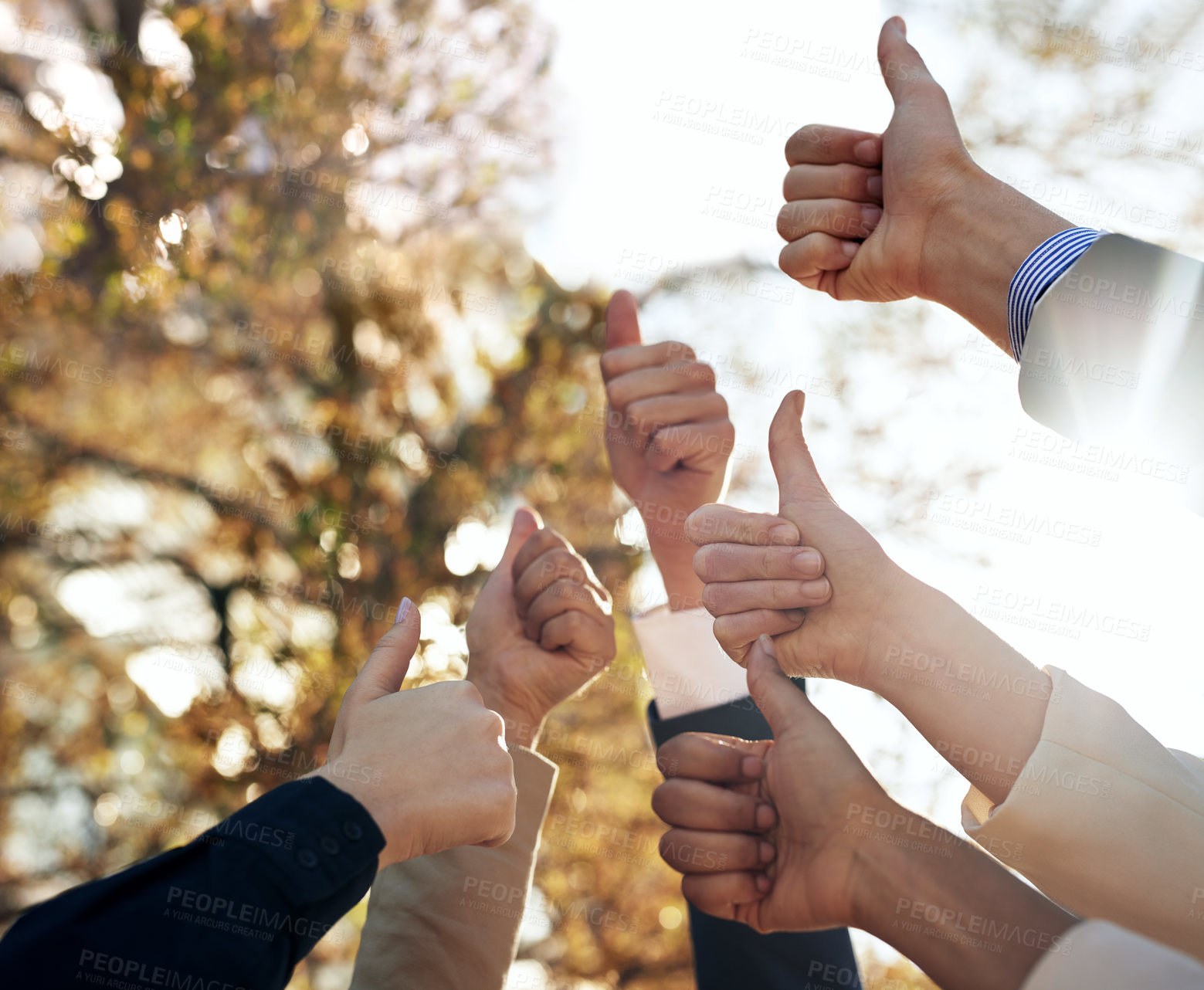 Buy stock photo Cropped shot of unrecognizable businesspeople coming together as a team