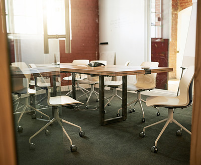 Buy stock photo Shot of a modern office with no people inside