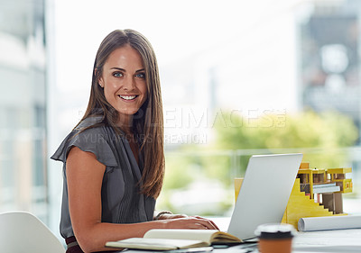 Buy stock photo Shot of businesspeople working in a modern office 