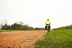 An early morning cycle to get the blood pumping